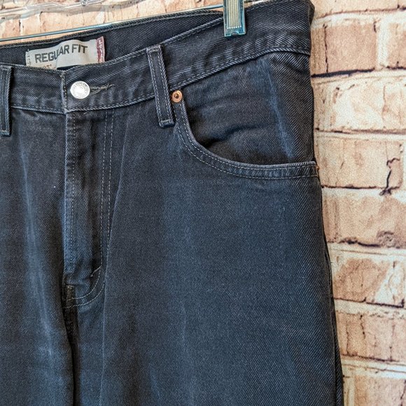 Lev's 505 Regular Fit Black Size W34/L30 - Picture 6 of 15